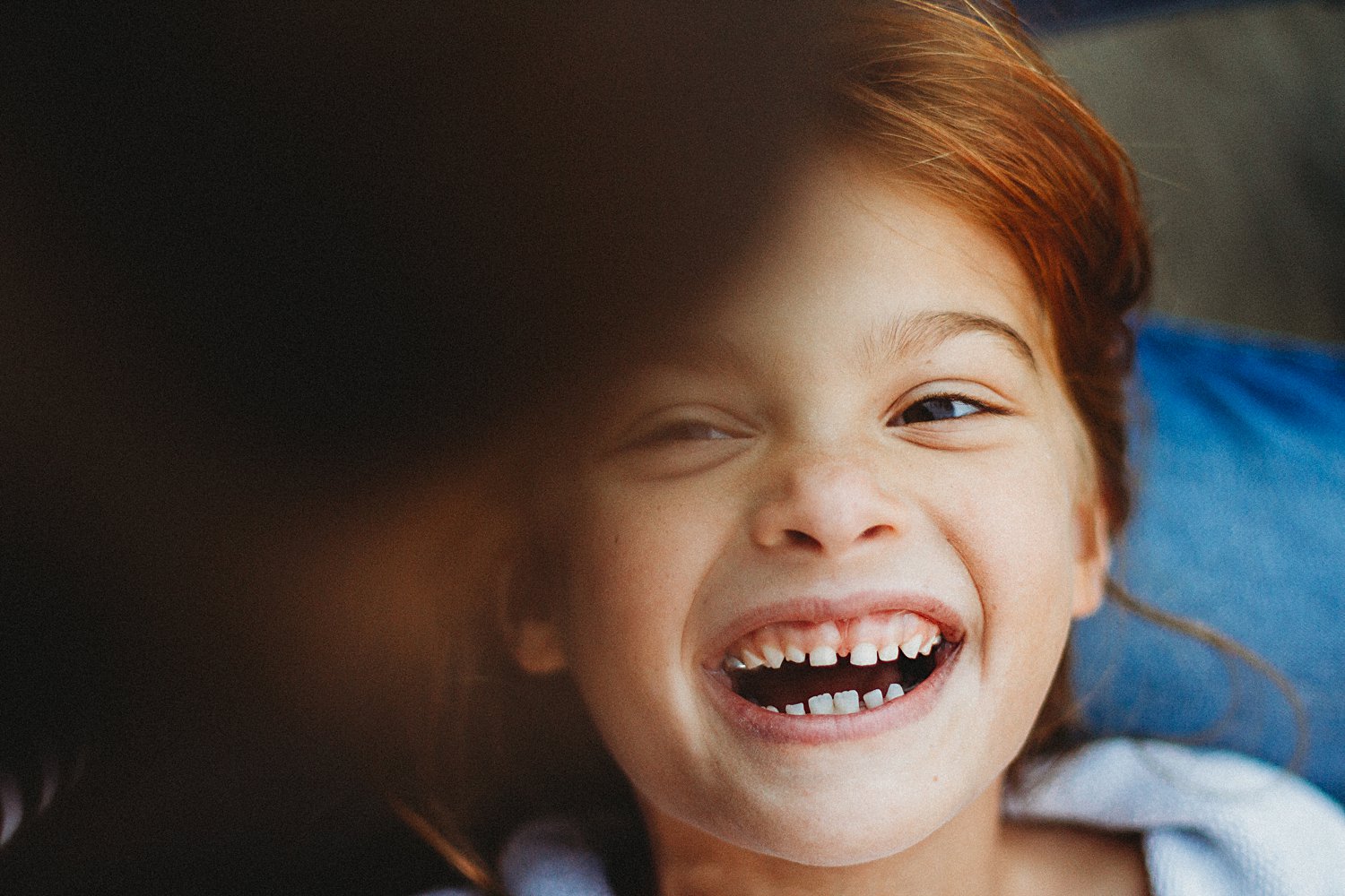 Candid portrait of young girl