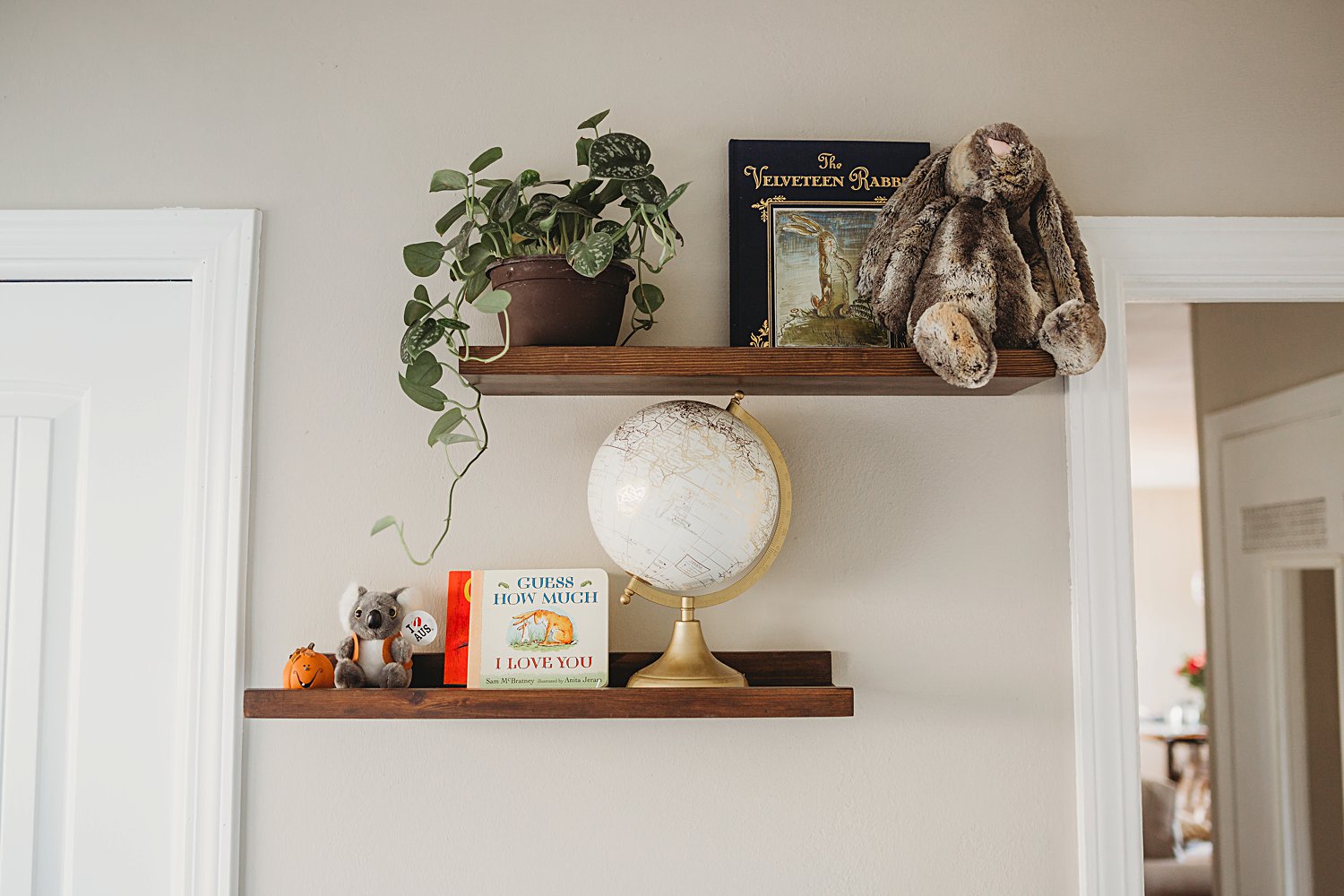 Detail photo of newborn baby's nursery